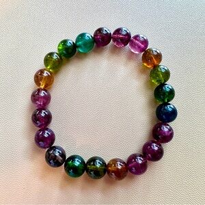 9mm CLEAR Natural Dark Tourmaline